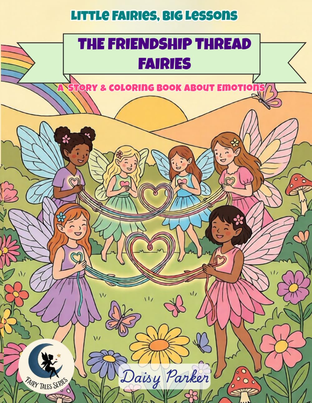 The Friendship Thread Fairies: A Story and Coloring Book About Friendship and Teamwork (Little Fairies, Big Lessons)