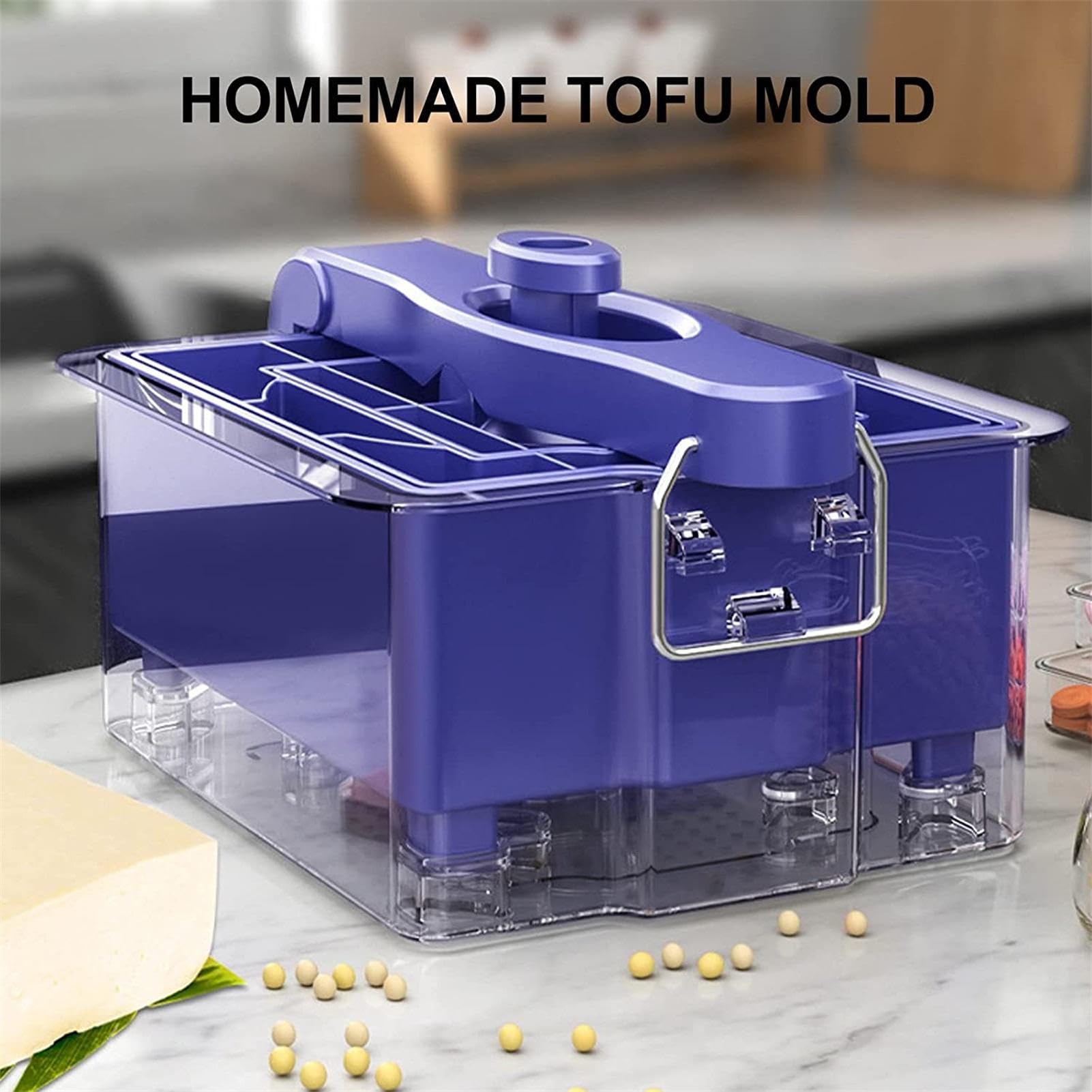 toffu Press - toffu Maker | toffu -Drucker | Käse Paneer Press | toffu Press für Vegan | Einstellbare Toffu -Presse | Toffu Drainer und Sieb | Spülmaschine sichere Toffu Squeezer für köstlichere, Moth