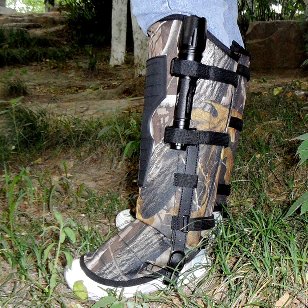 Ghette per serpente anti morso per gamba inferiore armatura serpente a prova di morso di protezione contro la foratura, leggings adatti per uomini e donne per la caccia escursionismo all'aperto