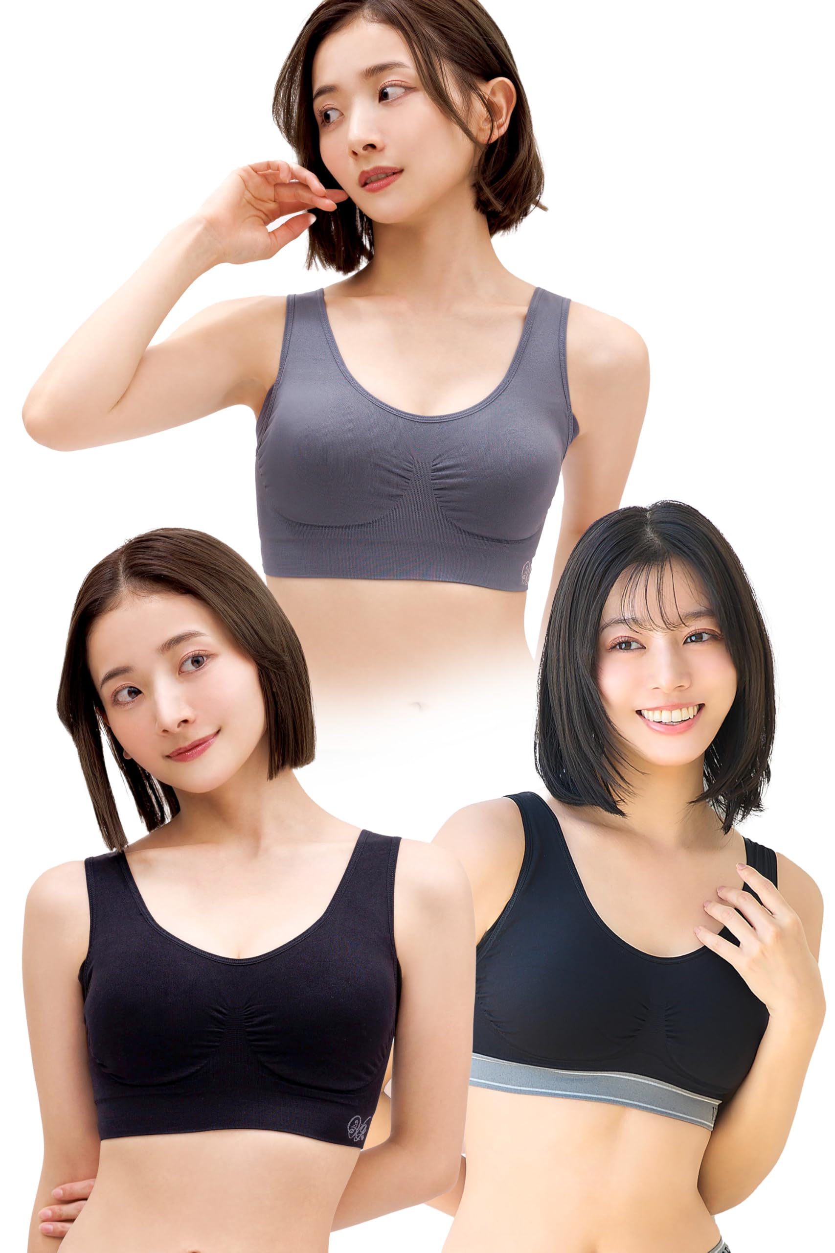 VIAGE ナイトブラ 4個セット ブラック 71CKScAwZnL.jpg