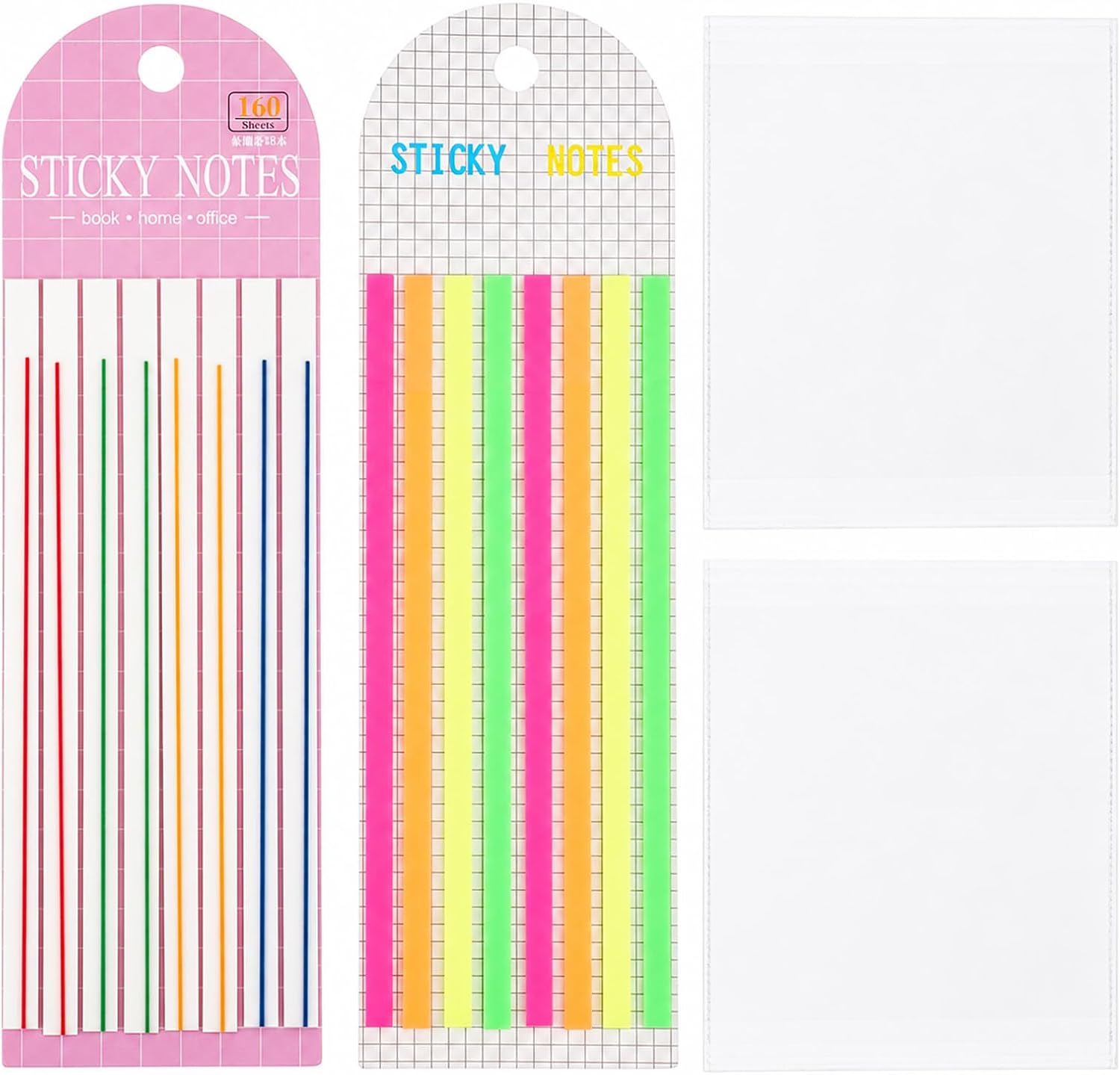 ElevateTech 4Pcs Mahjong Card Sleeves 320Pcs Line Finders Set