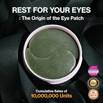 Marine Energy Eye Mask (Eyepatches) 30 Pairs, Hydration & Soothing Relief, Spirulina & Marine Complex, Sooth & Revive Tired Eyes, Cooling & Refreshing, for Sensitive Skin