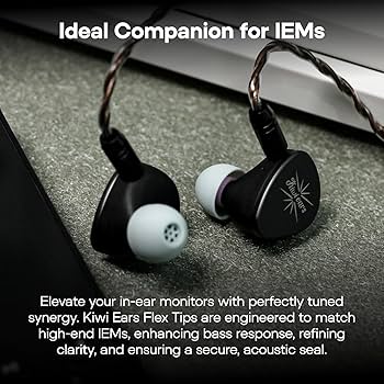 Linsoul Kiwi Ears Flex zatyczki do uszu, zamiennik silikonowych