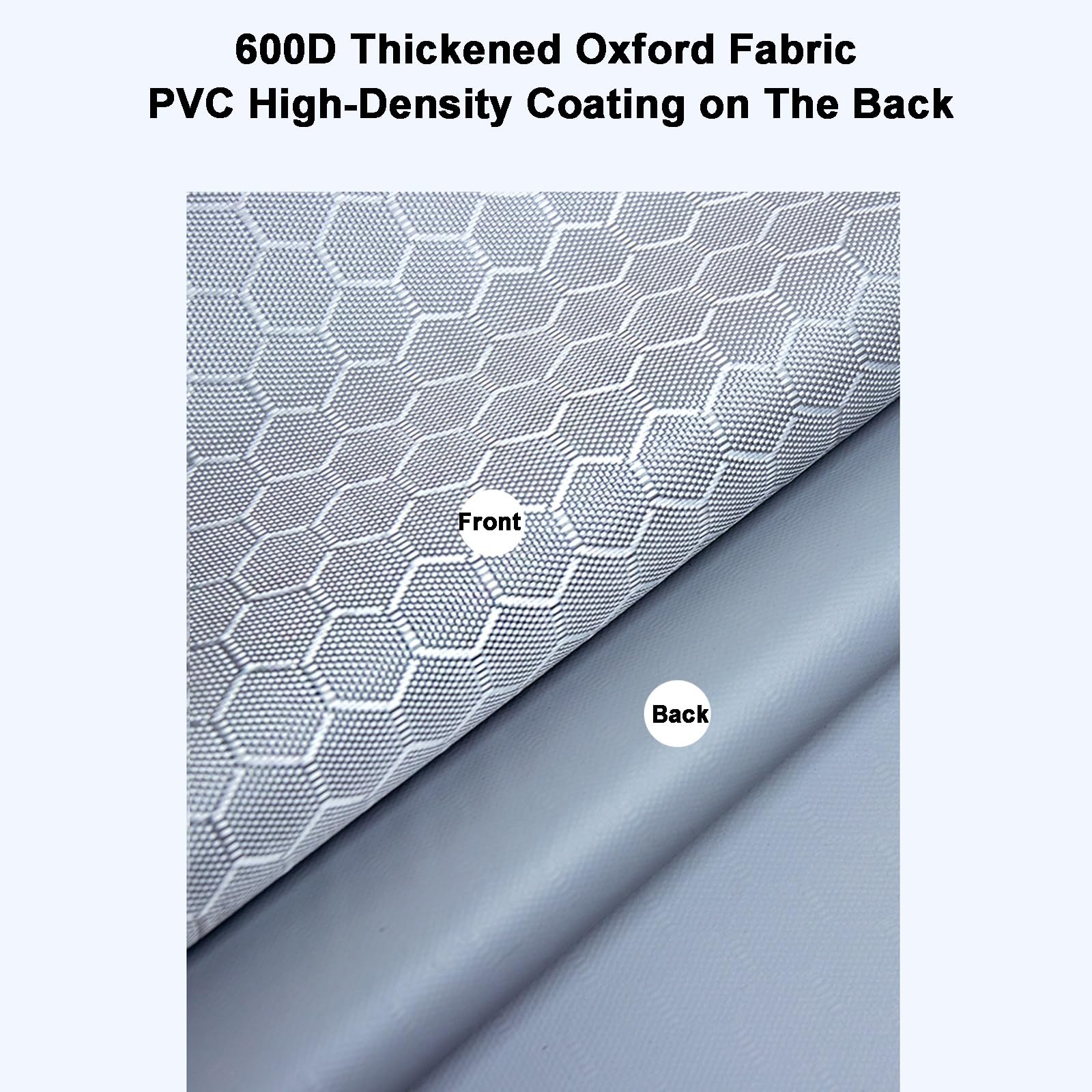 Coperture AC per esterni in tessuto Oxford 600D a maglia fine, protezione per condizionatore d'aria, protezione per tutte le condizioni atmosferiche, per unità esterne, adatta per unità 92 x 125 x 35