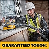 Vista 8 de DEWALT Lijadora de órbita aleatoria, velocidad variable, 5 pulgadas (DWE6423), fuente de alimentación eléctrica con cable