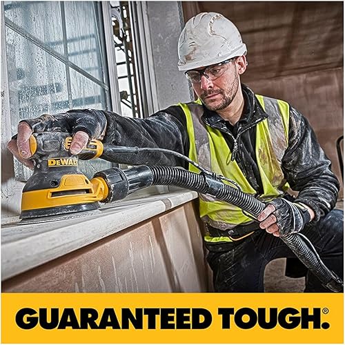 Miniatura 8 de DEWALT Lijadora de órbita aleatoria, velocidad variable, 5 pulgadas (DWE6423), fuente de alimentación eléctrica con cable