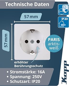 Kopp Dual Grounded Contact Socket