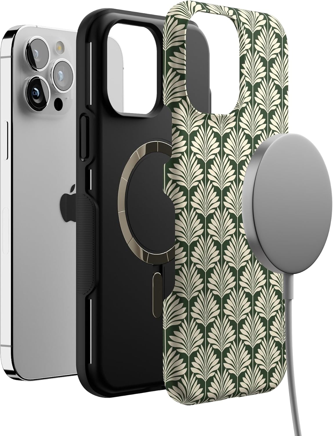 Casely iPhone 13 Pro Max Case | The Boyfriend Collection | Cabana Nights | Bold Protective Design | Compatible with MagSafe