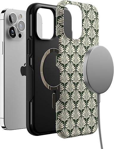 Miniatura 1493 de Casely Funda para iPhone 13 Pro Max Jardín dorado Floral de girasol amarillo Compatible con MagSafe Diseño protector audaz Jardín Dorado