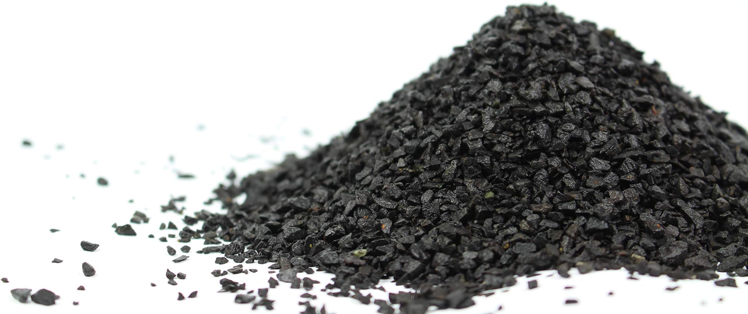 Aquarium Gravel Natural Fish Tank Substrate for Plant Growth (5kg, Black 1-3mm)