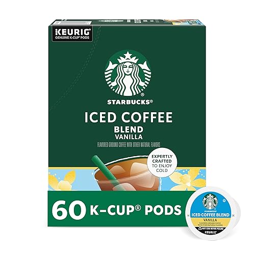 Vista 96 de Cápsulas de café K-Cup de Starbucks, Café con sabor caliente o helado, Mocha, 60 cápsulas Keurig