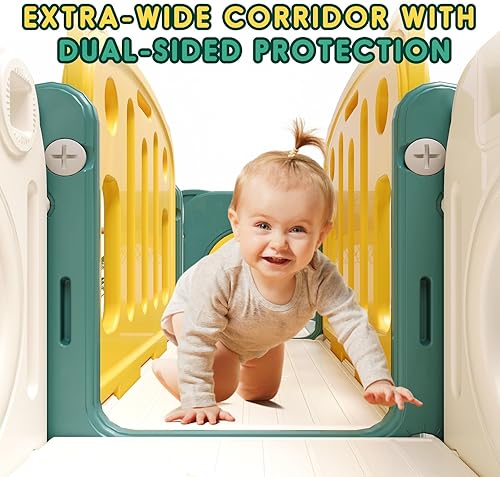 Miniatura 3 de Juego de toboganes 8 en 1 para niños pequeños, con área para escalada, aro de baloncesto, para exteriores e interiores