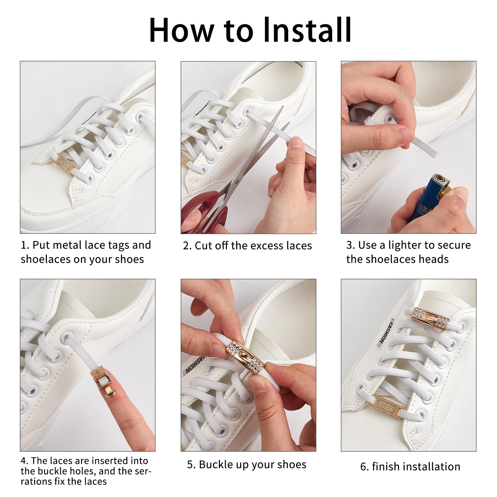 12 Clip Per Lacci Delle Scarpe A Forma Di Quadrifoglio - In Lega, Decorazione Fai-da-Te Per Scarpe