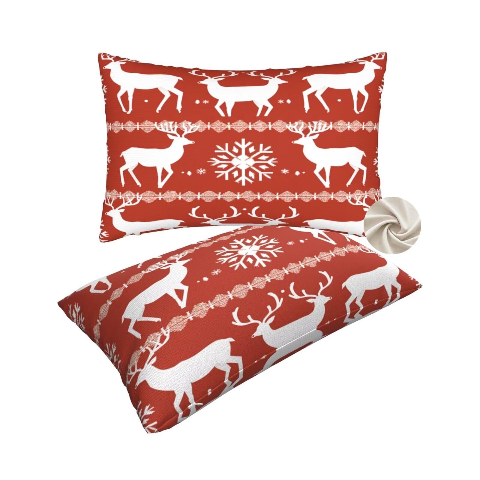 Housses de coussin 60x90 cm orange grand format taies d'oreillers lit canapé