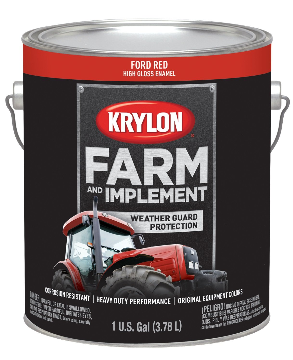 Farm &amp; Implement Paint Ford Red Gallon