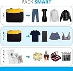 bago 7 Pcs Packing Cubes Travel Organizer - 4 Packing Cube with 3 ZipLock Bags - Travel Packing Cubes to Get Maximum Storage, Save Time & Effort to Pack - Happy Traveling (Yellow)