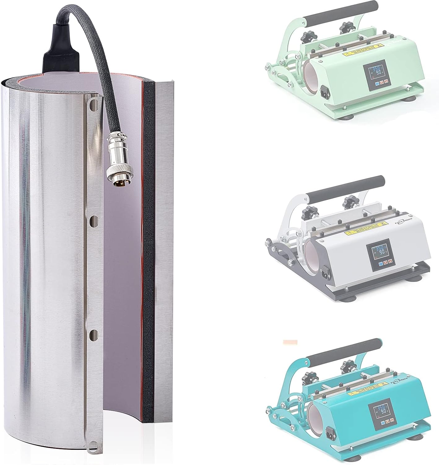 FUNWORX Tumbler Heat Press Attachment 1130oz, Sublimation Tumbler