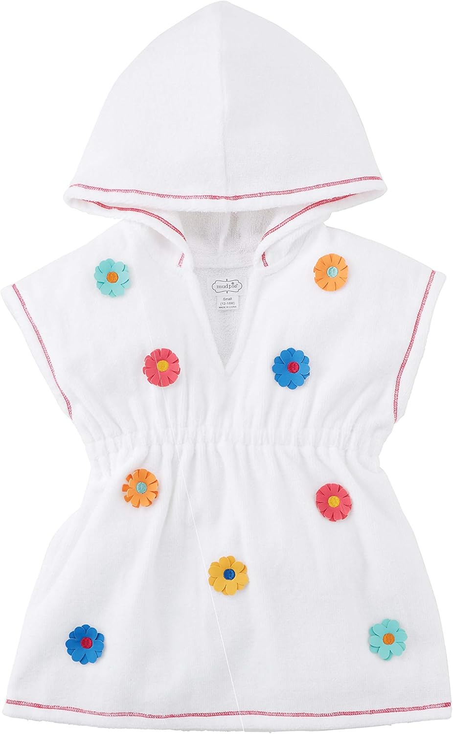 Mud Pie Baby Girls' Terry Flower Cover Up