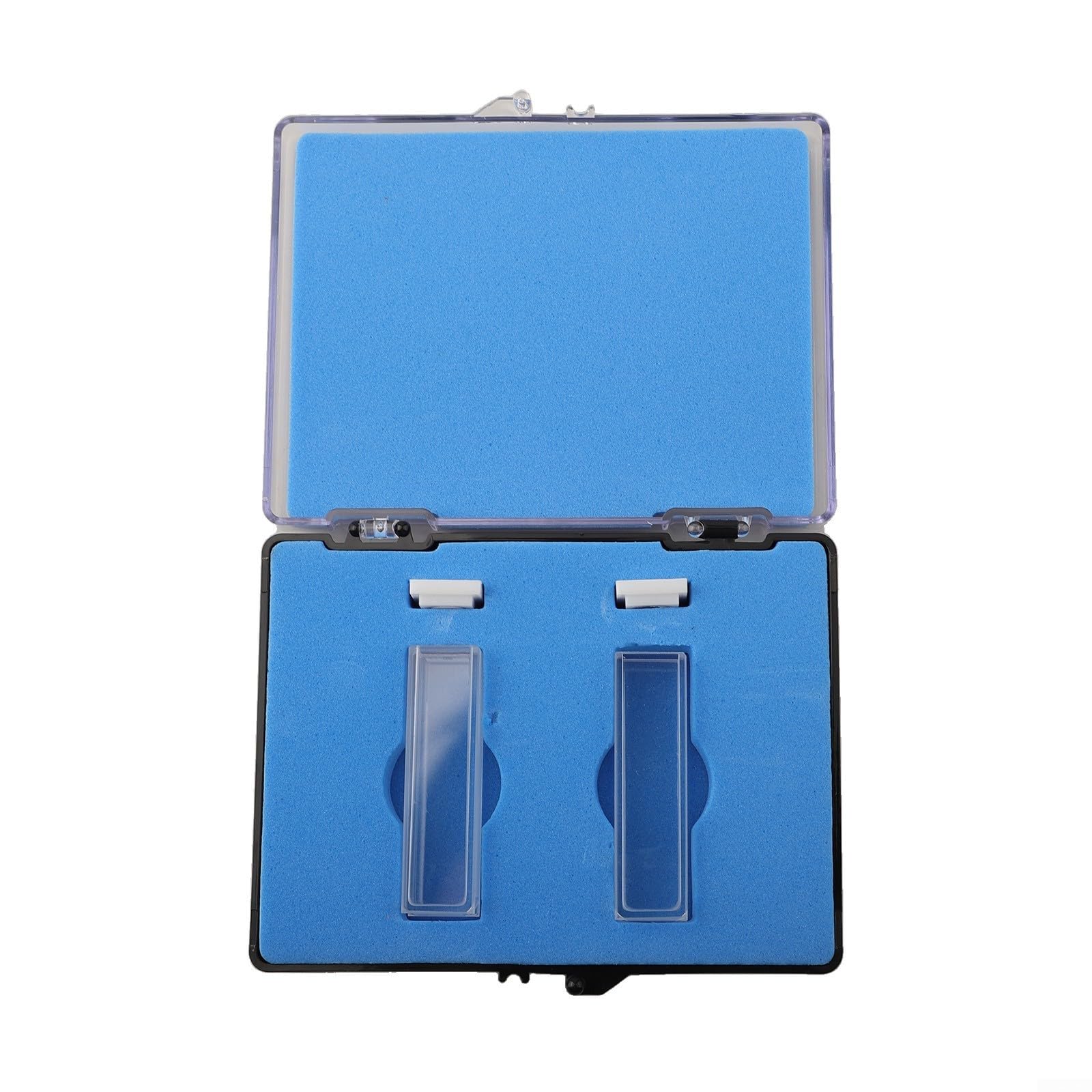Quartz Cuvette 10mm Optical Path 2 Pack per spettrofotometro 751/722, volume 3,5 ml, gamma di lunghezza d'onda 190-2500 nm, resistente al calore 600 °C