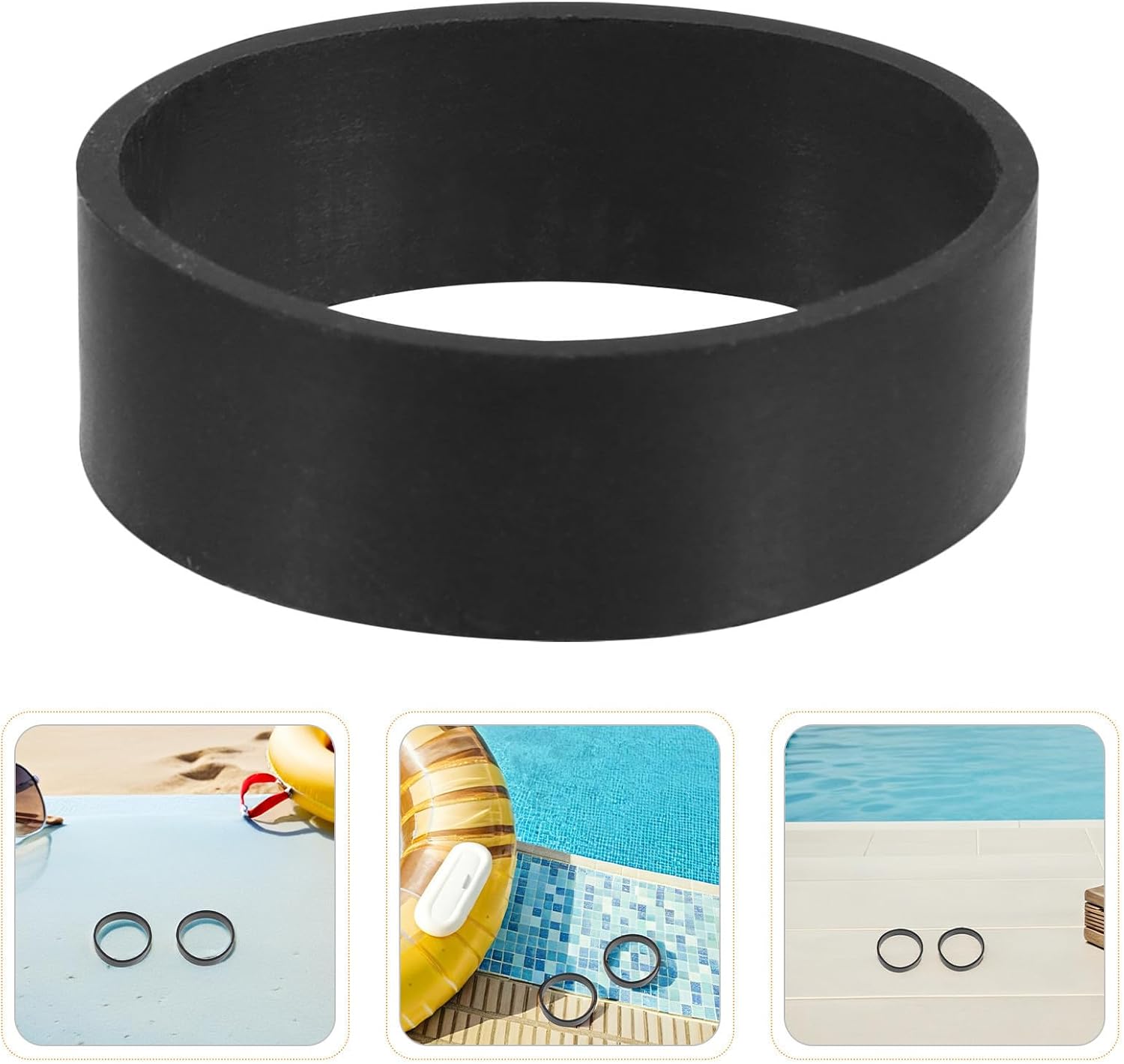 Rubber Diving Weight Belt Fixing Bands High Performance 6pcs and Optimized for Fast Setup for Scuba Harness Strap and Diving Tank Backplate