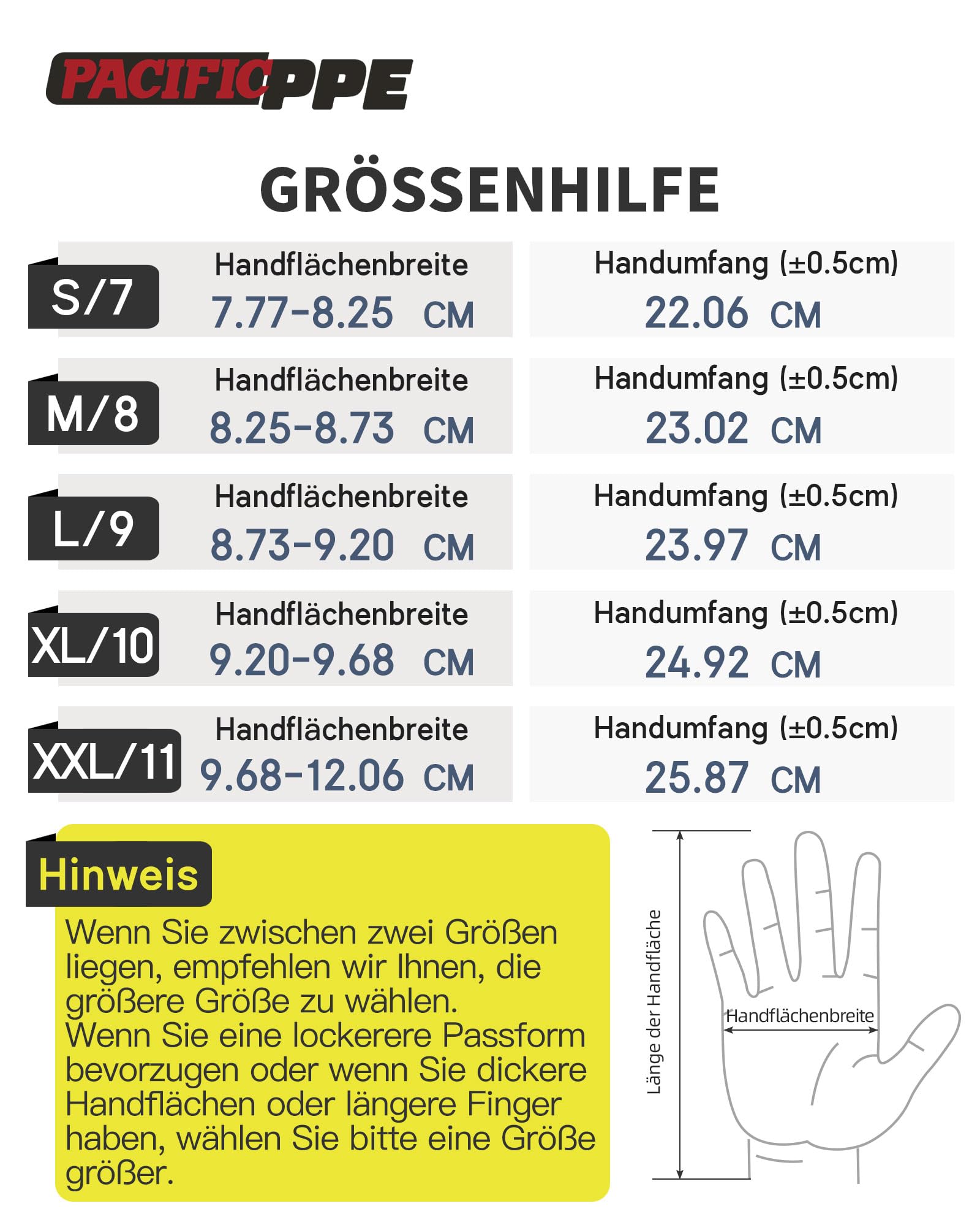 PACIFIC 18 Paare Graue Sicherheits-Arbeitshandschuhe – Rutschfeste PU-Beschichtung, Leicht & Atmungsaktive, Ideal für Allgemeine Arbeiten, Gartenarbeit, Arbeitshandschuhe Herren & Damen gr 9/L