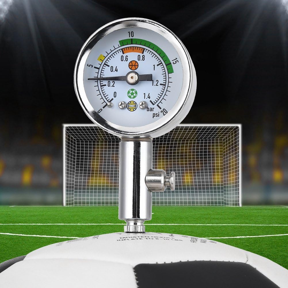 VGEBY Ball Pressure Gauge, Mini Portable Basketball Football Volleyball Ulitity Air Pressure Gauge Sports Inflation Devices : Sports & Outdoors