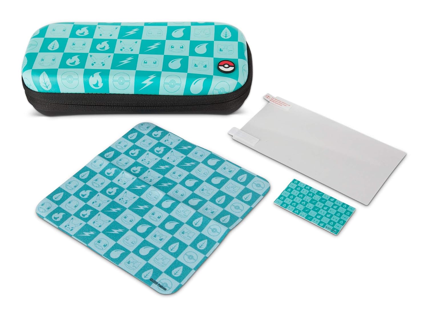PowerA Protection Case Kit for Nintendo Switch Lite - Pokemon Checkerboard: Turquoise