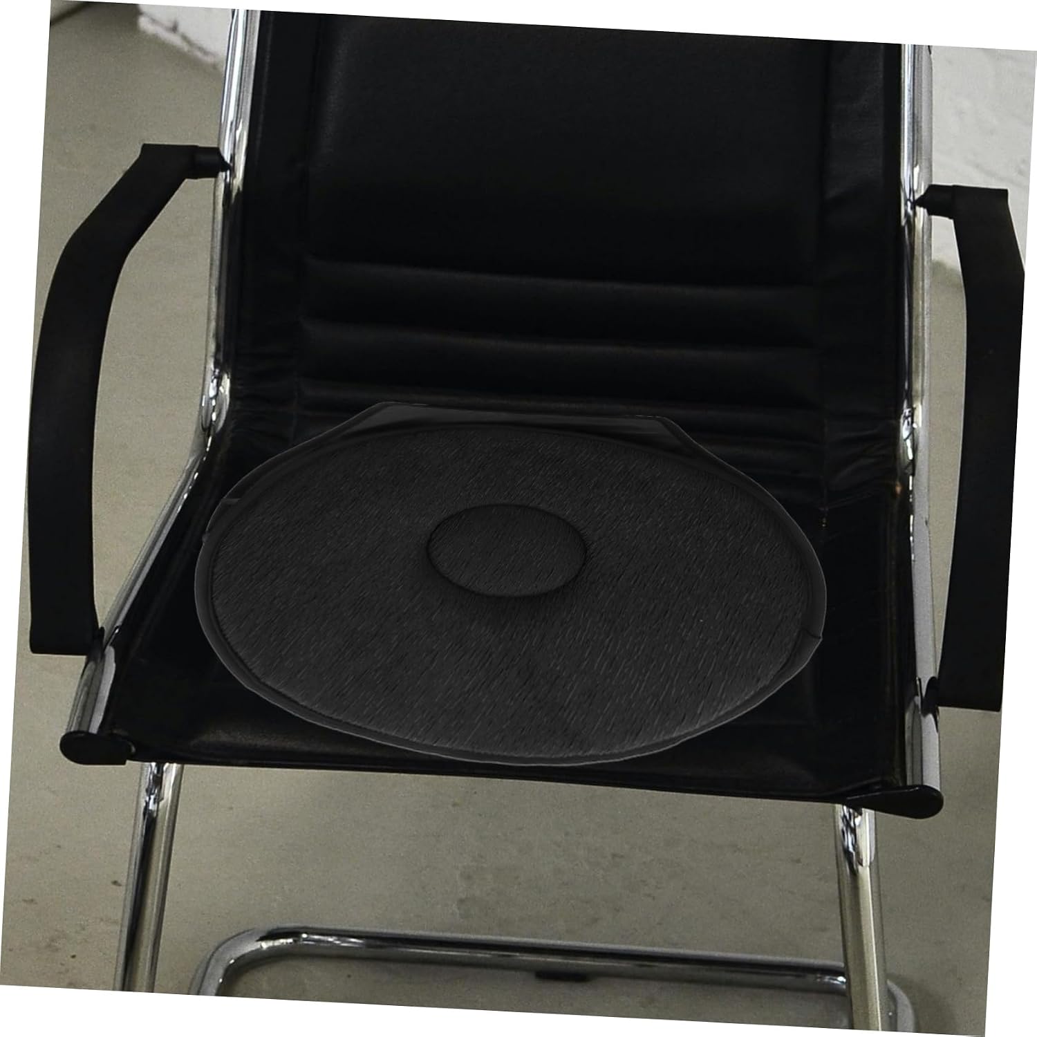 Rotating Car Seat Cushion Portable Ergonomic Swivel Pad for Comfort Breathable Soft Cushion for Driver Elderly and Office Use Black Multi-Functional Design