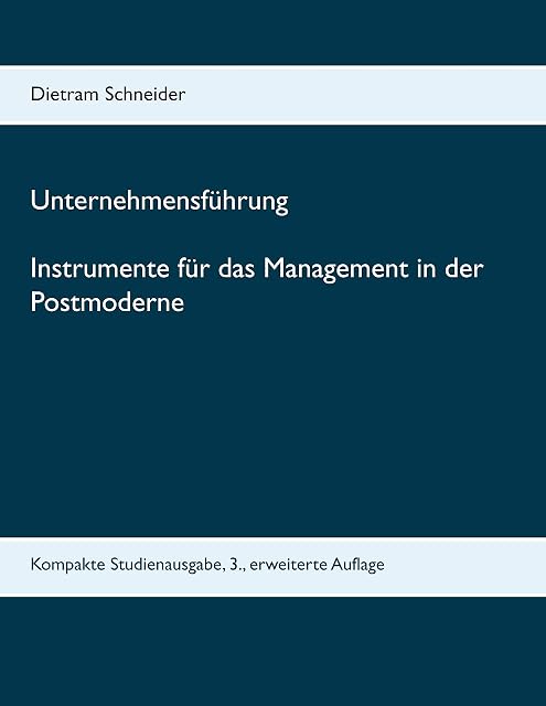 Portada de Unternehmensführung Instrumente für das Manage