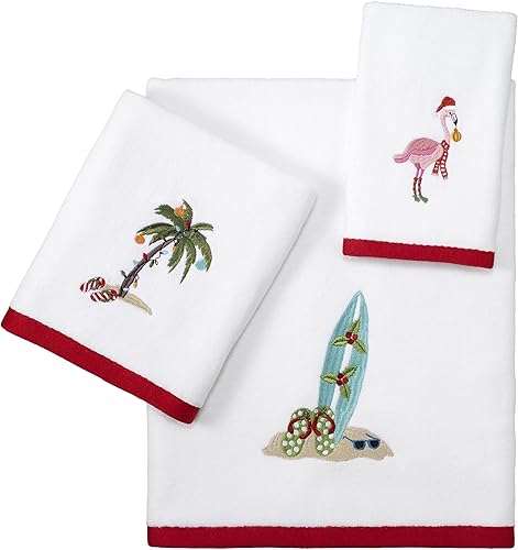 Miniatura 2 de Avanti Linens - Toalla de mano, algodón suave y absorbente (colección Flamingo Jingle)