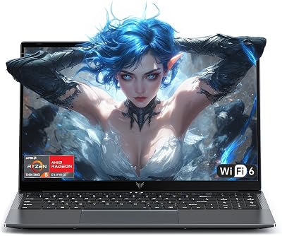15,6" PC Portatile Ryzen 5 7430U Fino a 4,3 GHz 16GB DDR4 512GB SSD Ufficio