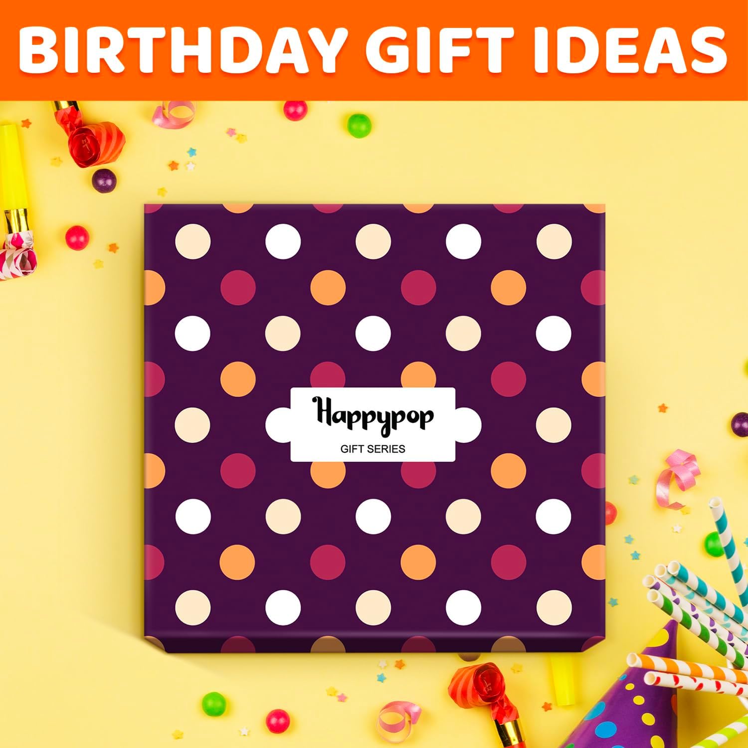 HAPPYPOP Birthday Gifts for Men Women - Birthday Socks for 50s with Greeting Card - Image 7