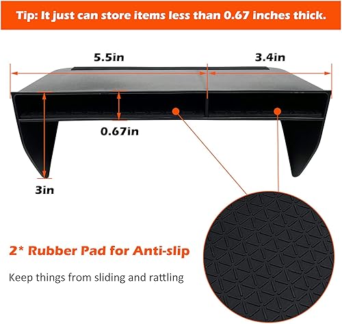 Miniatura 3 de JOJOMARK Compatible con accesorios Toyota RAV4, organizador de consola central compatible con RAV4 RAV4 2019 2020 2021 2022 2023 2024 2025 RAV4