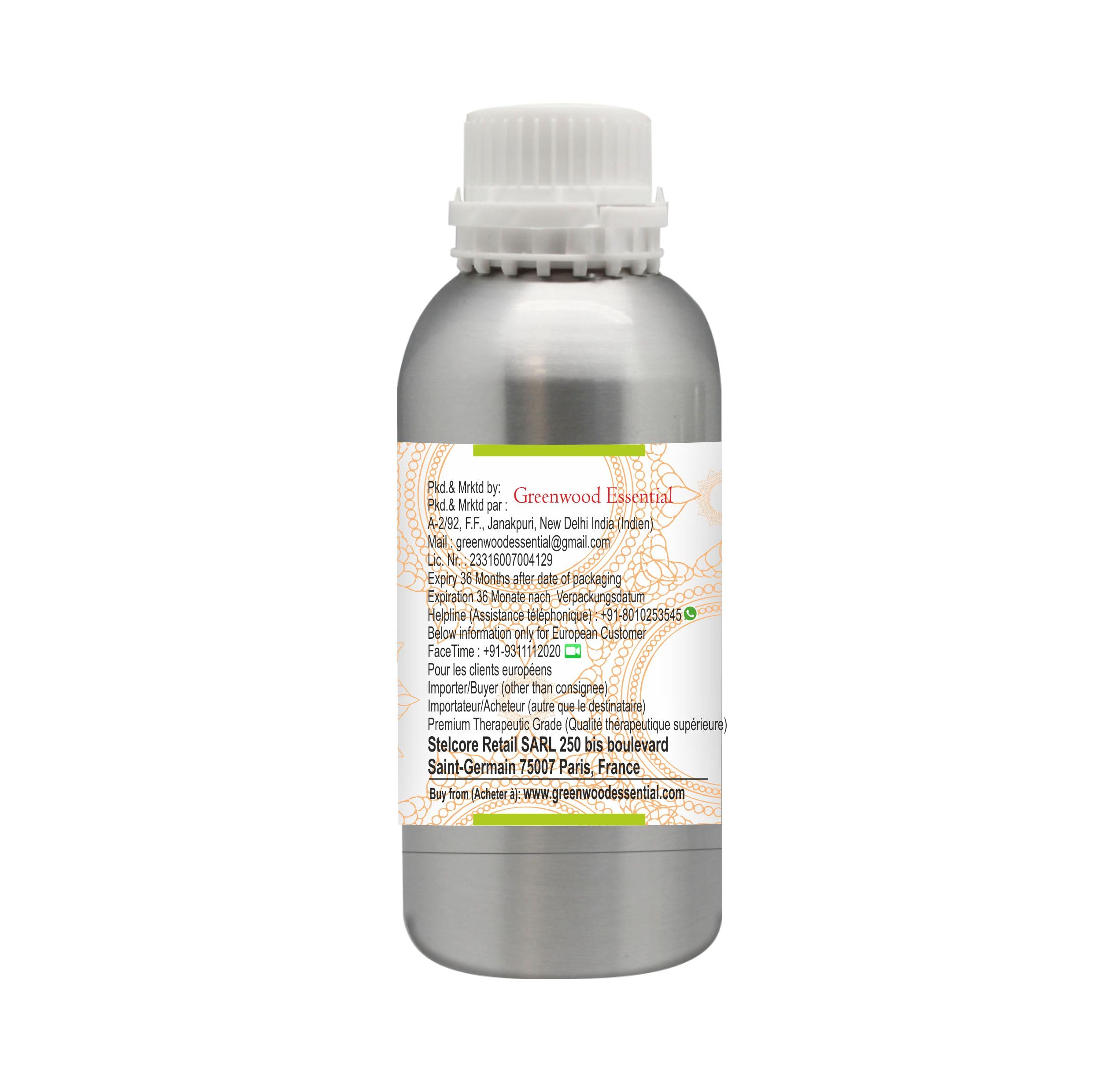 Greenwood Essential Naturreine Ätherisches Bergamottenöl (Citrus bergamia) Dampfdestilliert 630ml (21 oz)
