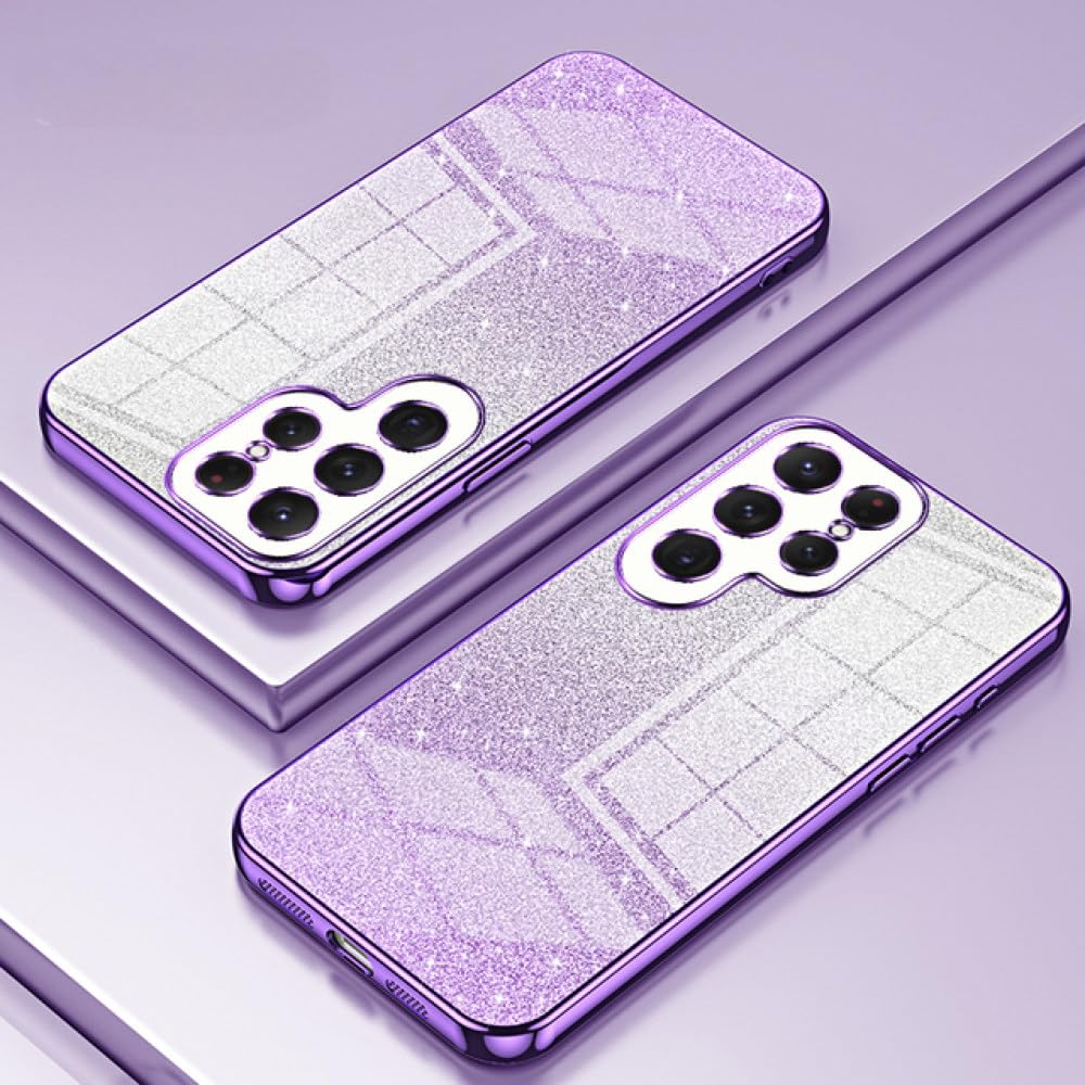Coque Samsung S21 violette de qualité supérieure aspect galvanisé