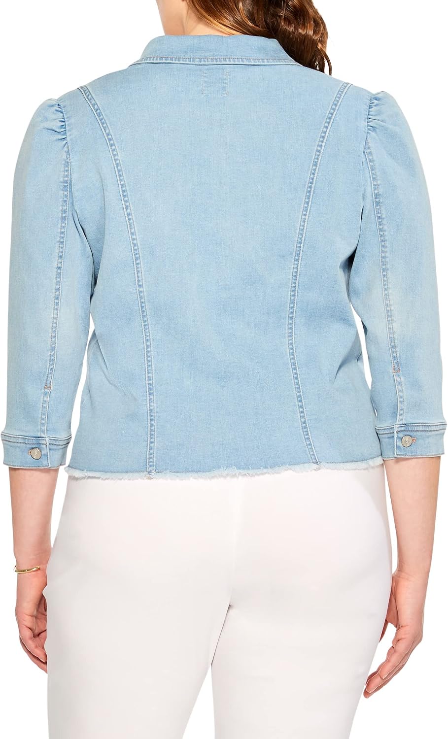 NIC+ZOE Femme Sleeve Denim Jacket