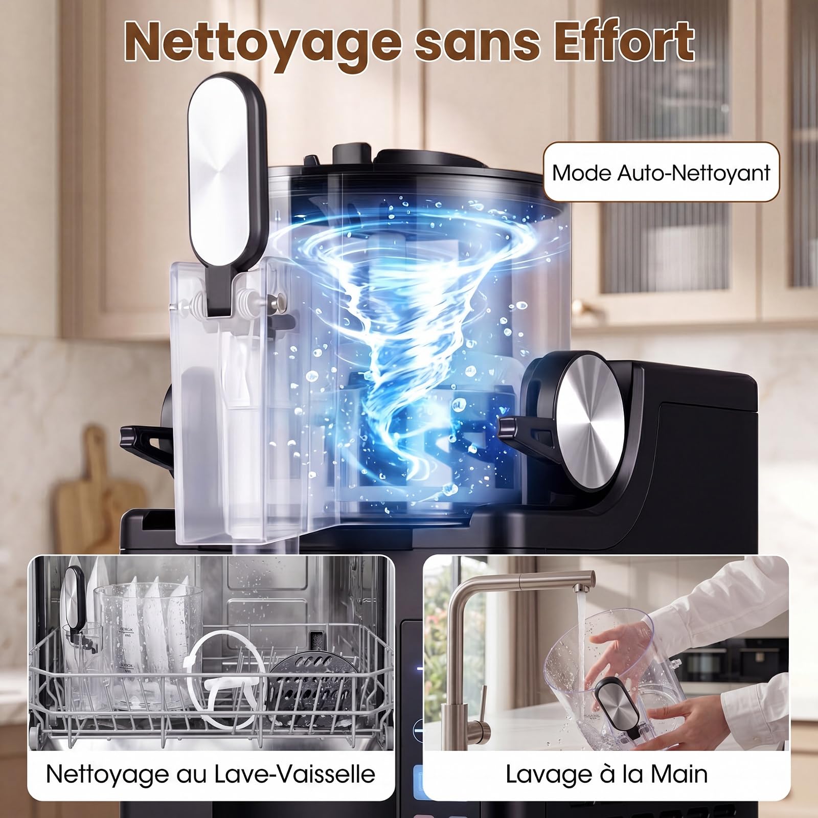 COSTWAY Machine à Granita Électrique 1,5 L, pour Restaurant, Bar