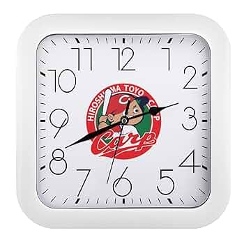 広島カープ 公式グッズ 2025 LEDネオンクロック 壁掛時計 LED