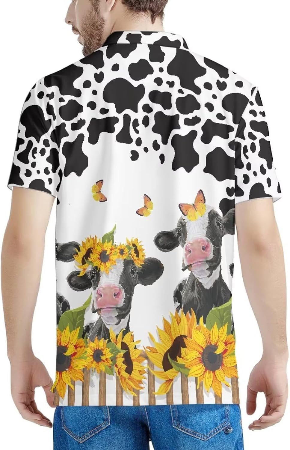 AFPANQZ Shirts for Mens Casual T-Shirts Graphic Short Sleeves Tees Button Up Casual Summer Slim Fit