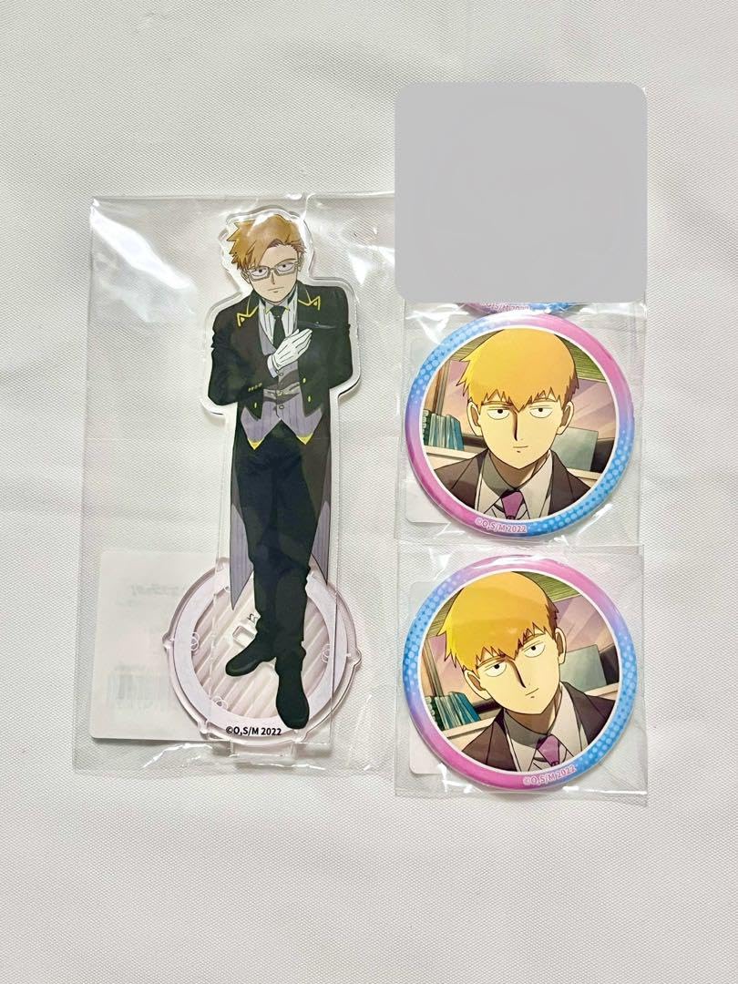 匿名配送】 モブサイコ100 ⅢDMMスクラッチ執事霊幻新隆4点セット