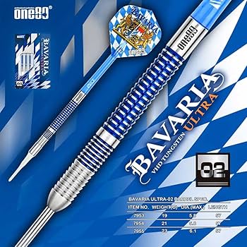 【One80】 BAVARIA ULTRA 01 2BA ONE80 Bavaria Ultra 01 90% Darts - Dartshopper.com