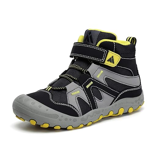 Mishansha Unisex-Child Anti-Collision Non-Slip Hiking Boots Outdoor Trekking Shoes