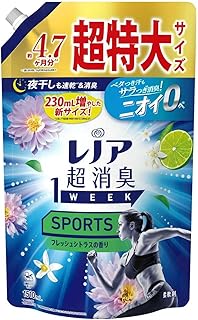 レノア 超消臭1WEEK 柔軟剤 SPORTS フレッシュシトラスつめかえ 超特大 1510mL