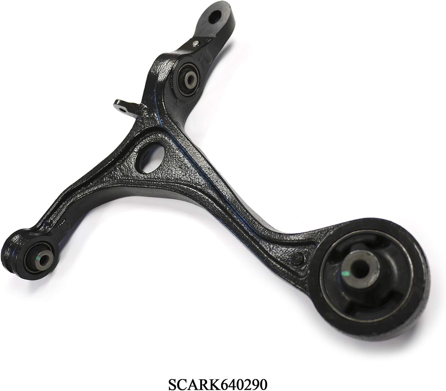 Front Left (Driver Side) Lower Control Arm with Bushing Assembly Compatible with Acura & Honda Model TSX & Accord (Replacement# 51360SDAA01, RK640290) - SCARK640290