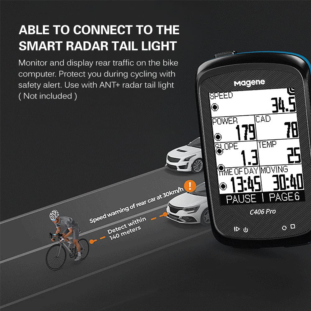 Jemora Rower GPS Komputer Wodoodporny Bezprzewodowy Smart Bike Prędkościomierz Rower