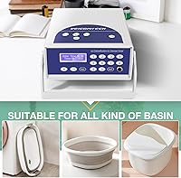 Vista 6 de Ionic Detox Foot Bath Machine, Foot Detox Machine Ionic Detox Foot SPA System with Wrist Strap, Far Infrared Waistbelt and Array As Holiday Gift