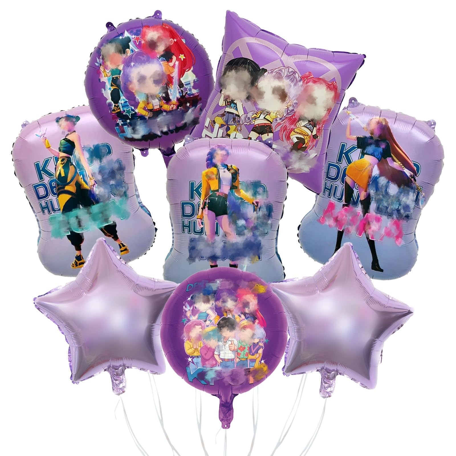 lmt Balloon 8PCS Purple Birthday Party Decoration - Kids Birthday Balloons Decorations for Girls & Boys Parties