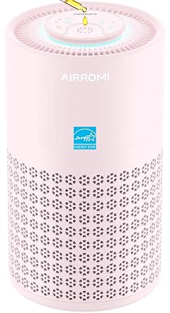 AIRROMI Air Purifier for Bedroom with HEPA 3-in-1 Filter Pet Air Purifier for Home Cat Pee Smell Covers