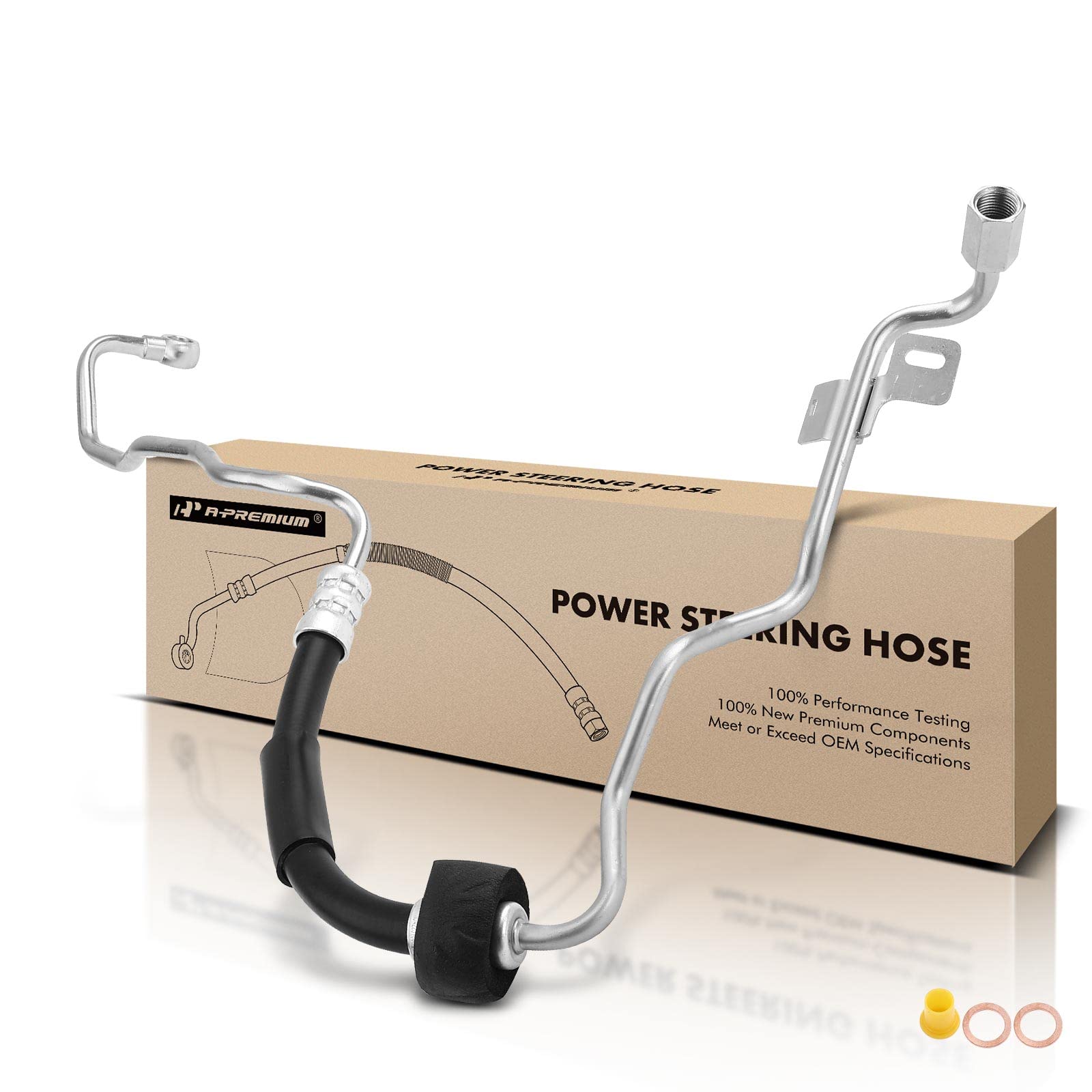Photo 1 of A-Premium Power Steering Hose Pressure Hose Line Assembly Compatible