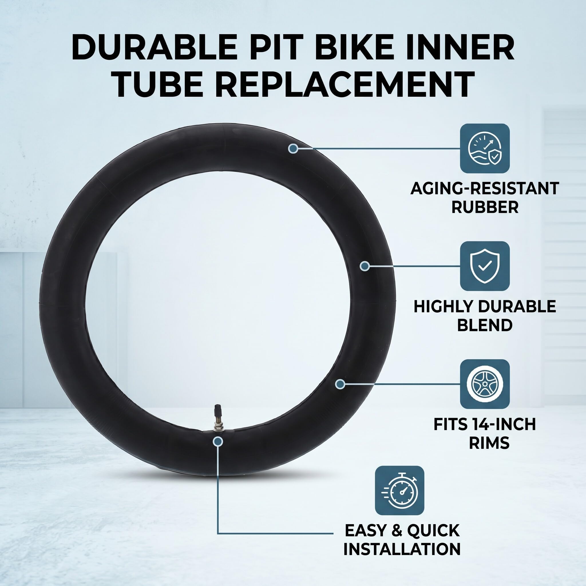 Camera D'aria per Pneumatici in Gomma 2.5 2.75 14 60 100 14 per Dirt Pit Bike